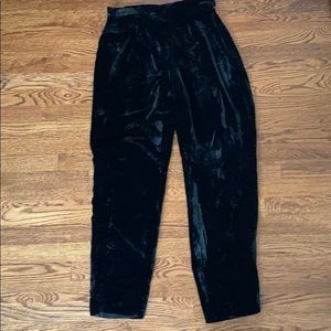 Black Velvet trousers size 12